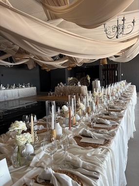 Roof Draping - Messy Chic